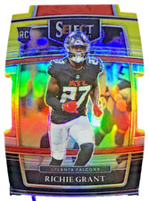 2021 Panini Select Richie Grant Gold Die-Cut Rookie Prizm Parallel RC #90 MY29