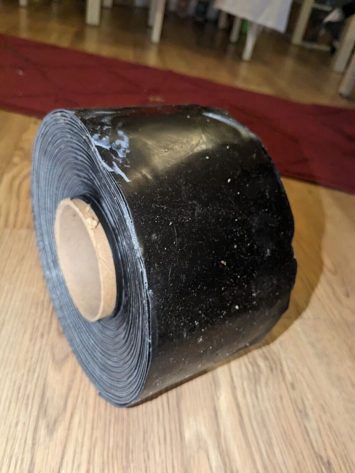 4 x 75 ft BLACK Roof Leak Repair Tape Seal 4 Inch 75 Foot Eternabond RV 50