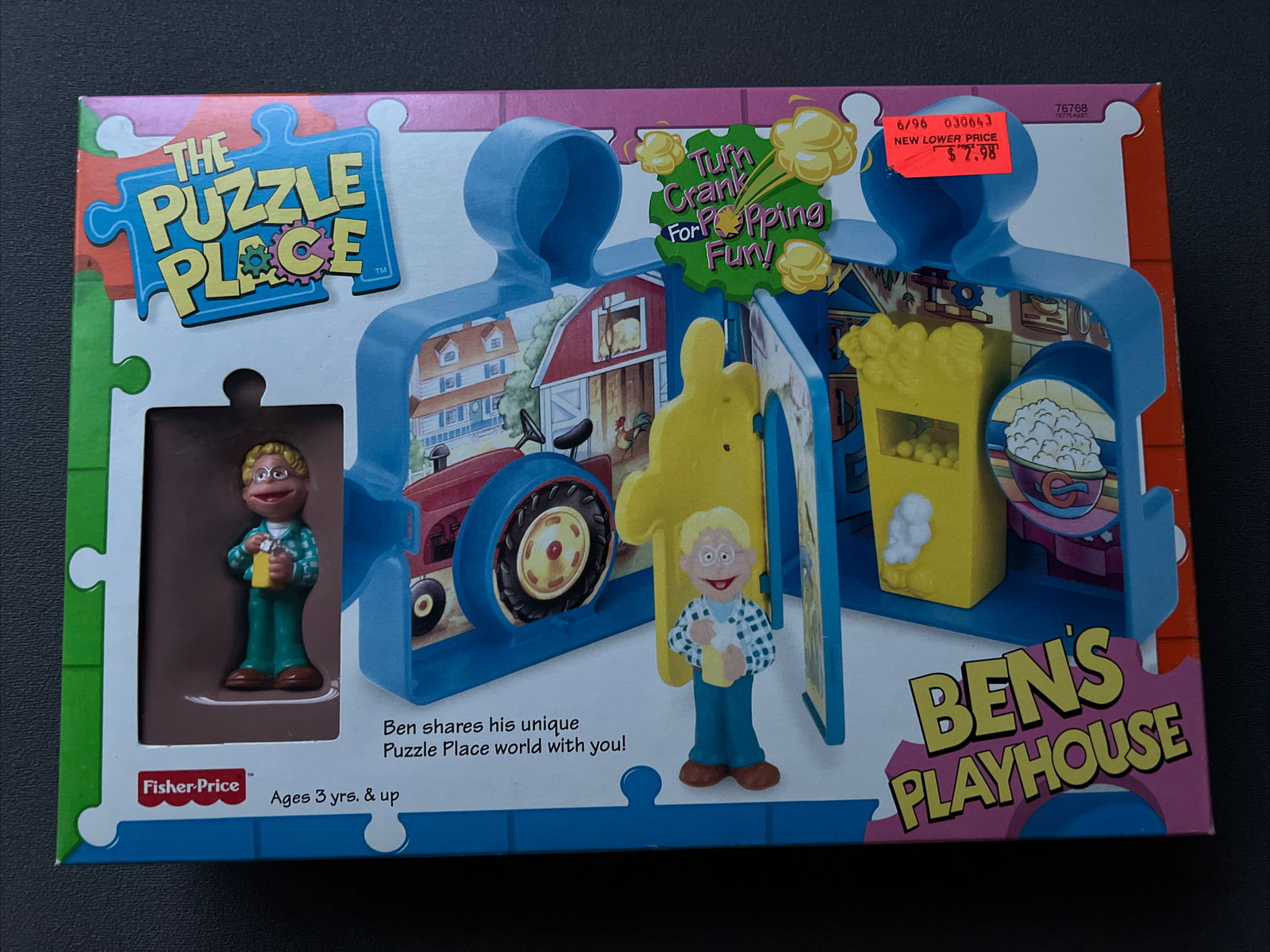 The Puzzle Place BEN’S Playhouse 1995 Fisher Price Vintage NIB! eBay