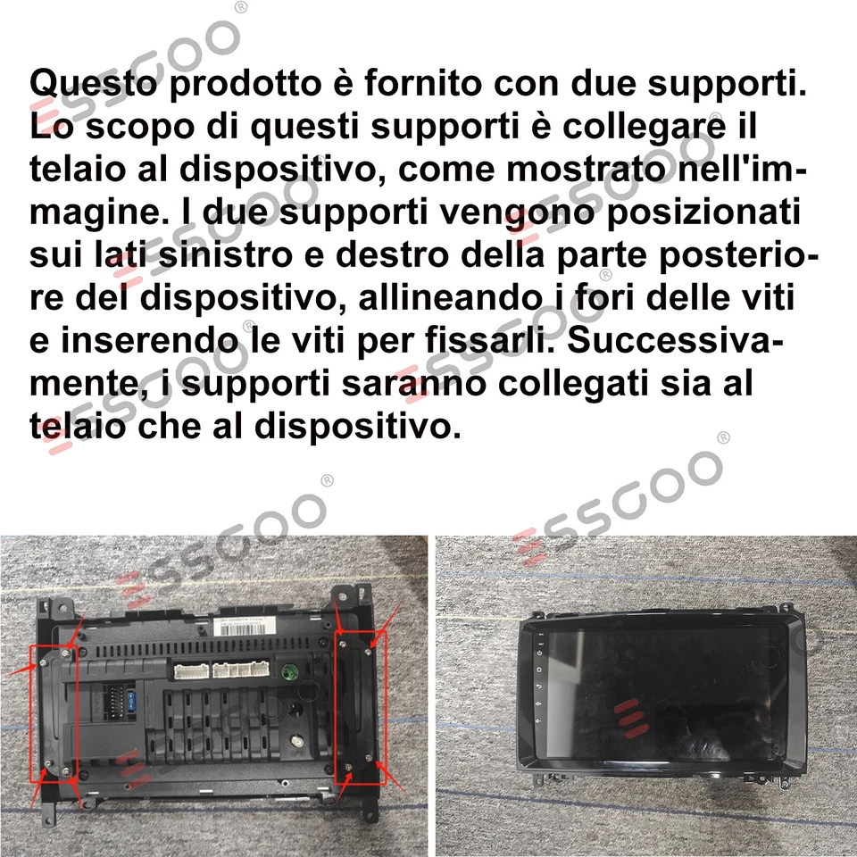 Für Mercedes-Benz A/B Klasse/Vito W169 W639 W245 Autoradio 2+32G Android 13 Navi - Immagine 3 di 4