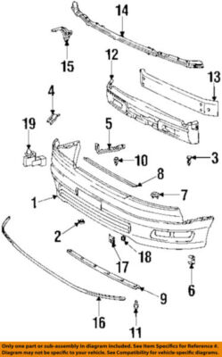 52711 50030 Toyota Moulding Front Bumper 5271150030 New Genuine OEM 52711-50030-toyota-moulding-front-bumper-5271150030-new-genuine-oem