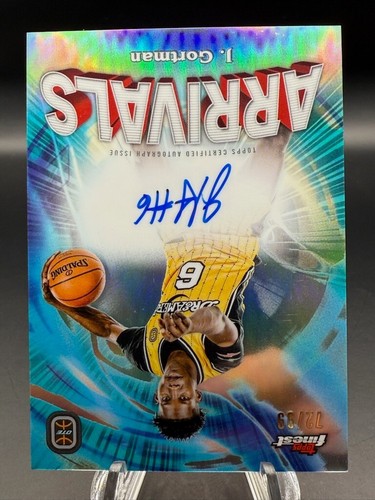 2022-23 Topps Finest OTE - Jazian Gortman /99 Arrivals Refractor Auto #FAA-JG - Picture 4 of 8