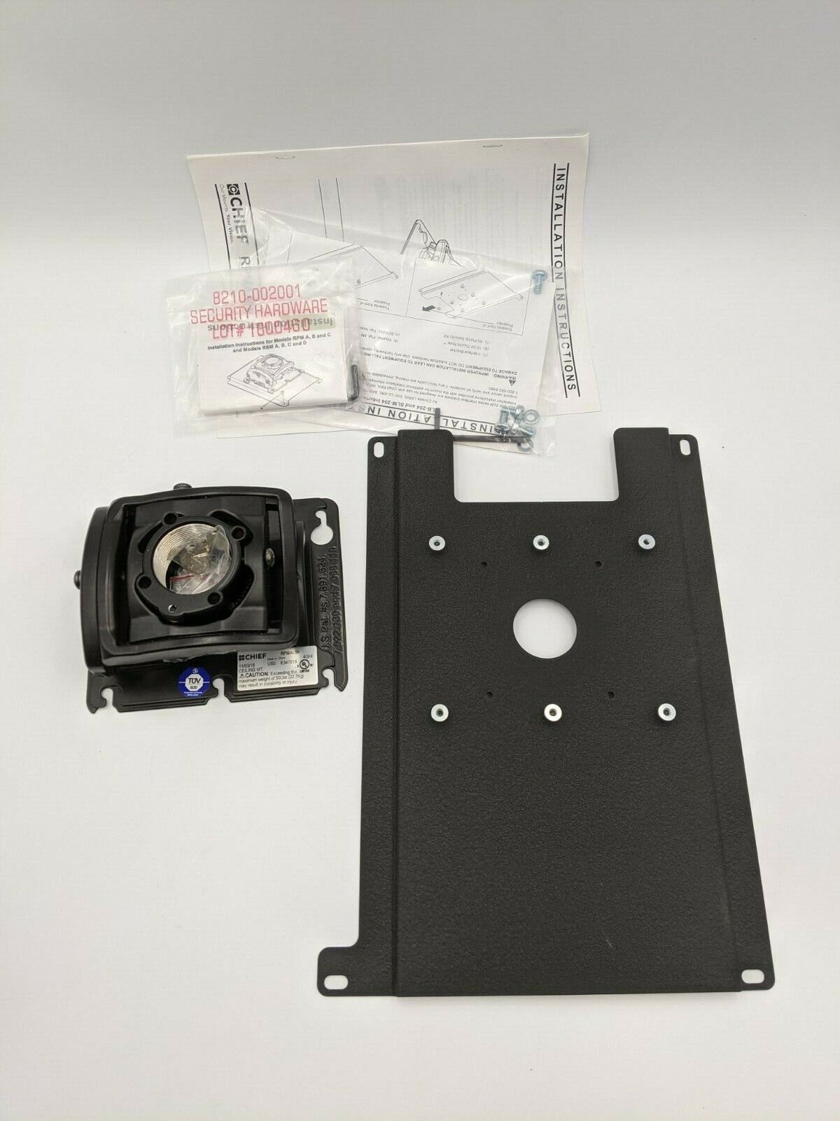 Chief RPMA204 Projector Ceiling Mount Kit Hardware Mounting Plate RPMA000 NOS