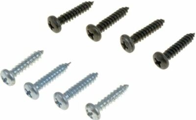 8 Dorman Help 42404 Universal Chrome Headlight Retaining Ring Screw FREE 1ST SAM