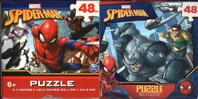 Marvel Spider-Man - 48 Pieces Jigsaw Puzzle v18 (Set of 2) | eBay