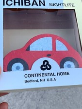 BRAND NEW BOX Baby Nursery RED VOLKSWAGEN BEETLE Nightlight Plug in Wall    sj3j