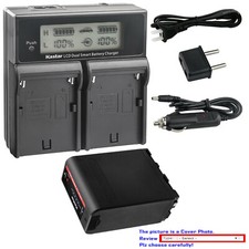 Kastar Battery Fast Charger for Sony NP-F990PRO CCD-TR8100 CCD-TR845 CCD-TR913