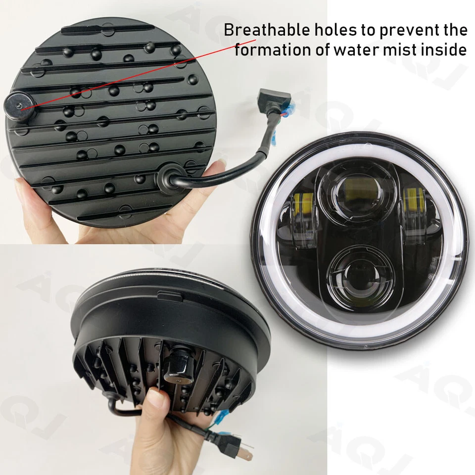 Nuevo haz redondo LED 4 piezas 5,75" pulgadas actualización haz HI/LO para Peterbilt 349 359 Foto 2 de 4