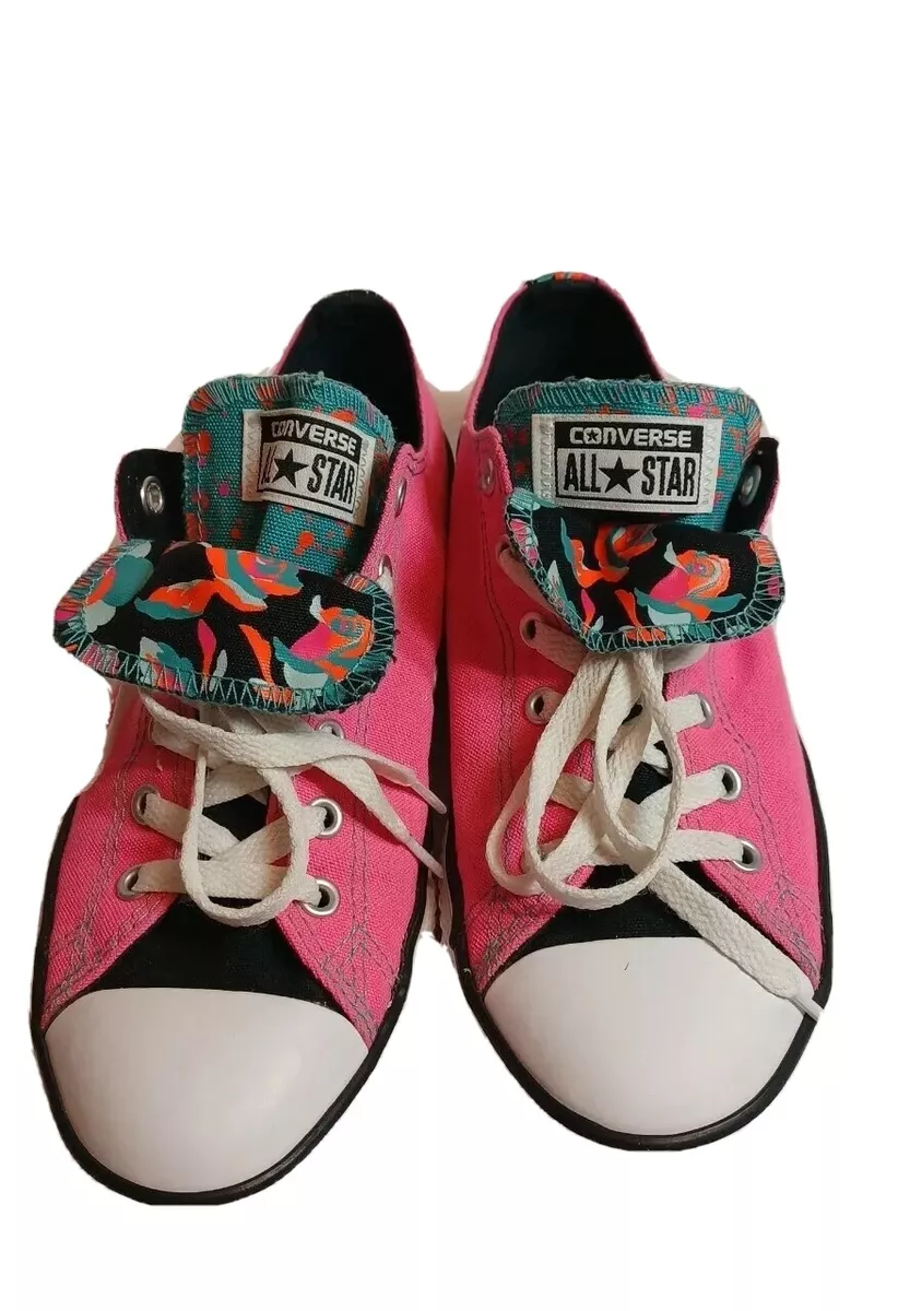 Converse all star double tongue ox flower outlet