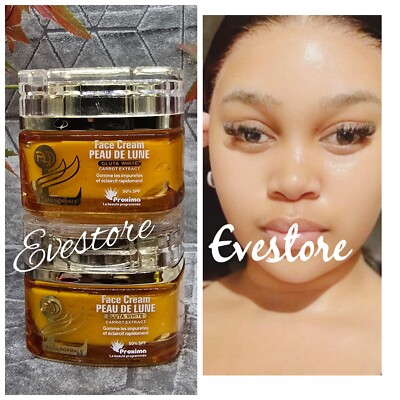 X 1 jar peau de Lune Gluta white carrot extracts facream. 50ml x 1 . Spf 50.  