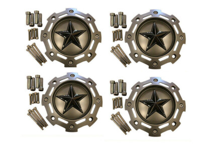 4 PACK - KMC XD Series 811 Wheel Center Cap # SC-198 SC-190