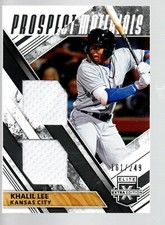 2019 Elite Extra Edition Dual Prospect Material Black #DPM-KL Khalil Lee 161/249