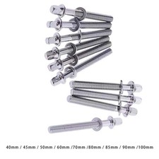 10x Metal Drum Tight Screw Drum Kits Screws Musical Instrument Accessory