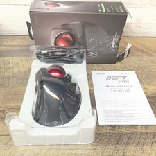DEFT PRO Trackball Mouse, Wired, Wireless, Bl...