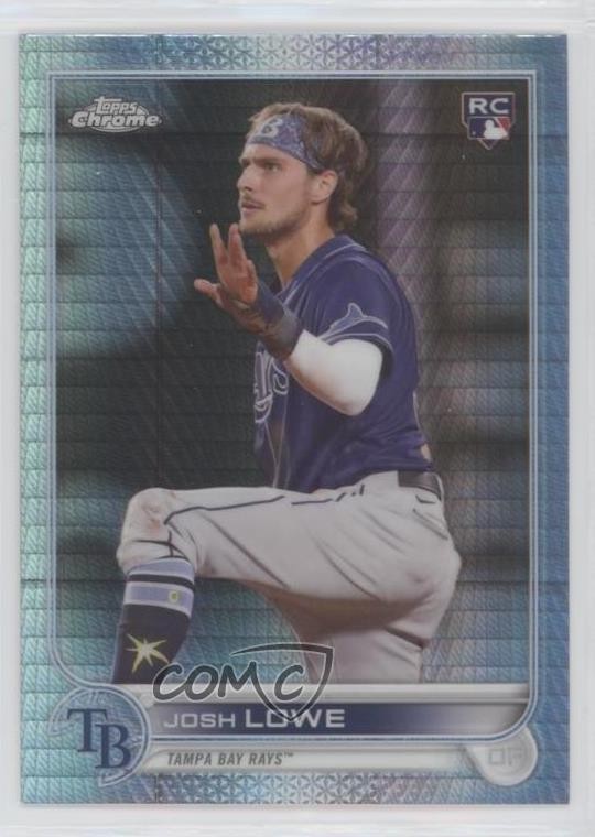 2022 Topps Chrome Sonic Prism Refractor Josh Lowe #83 Rookie RC 0vf5