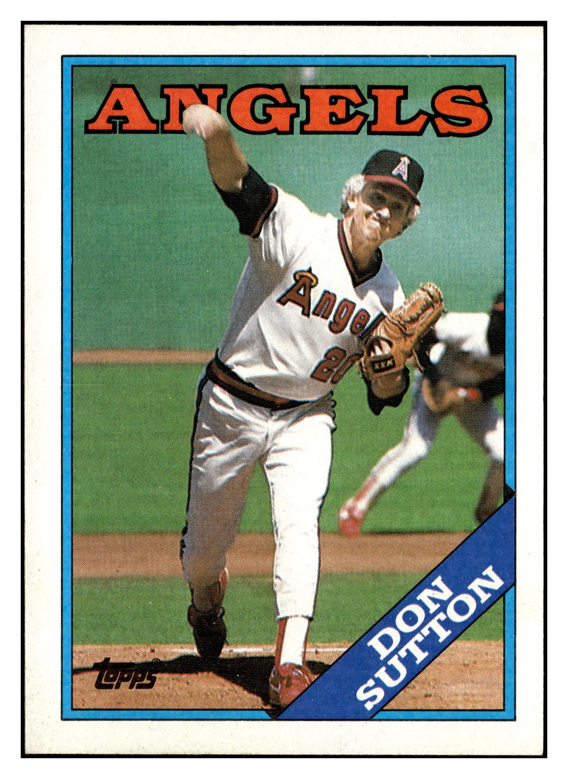 Don Sutton 1988 Topps #575 California Angels VTG Baseball *319