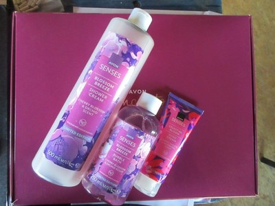 3tlg. Set von Avon Blossom breeze Duschgel 500ml, Schaumbad 250ml, Handcreme neu