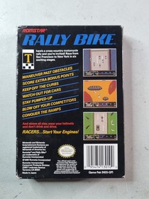 Rally Bike (Nintendo Entertainment System, 1990) NES Box Cart Sleeve