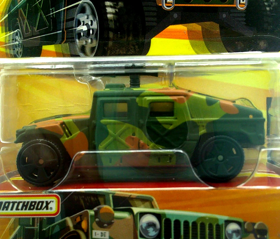 MatchBox SUPERFAST HUMMER HUMVEE #53 CAMOUFLAGE Limited Edition 1 of 15,500 - Image 2 of 3