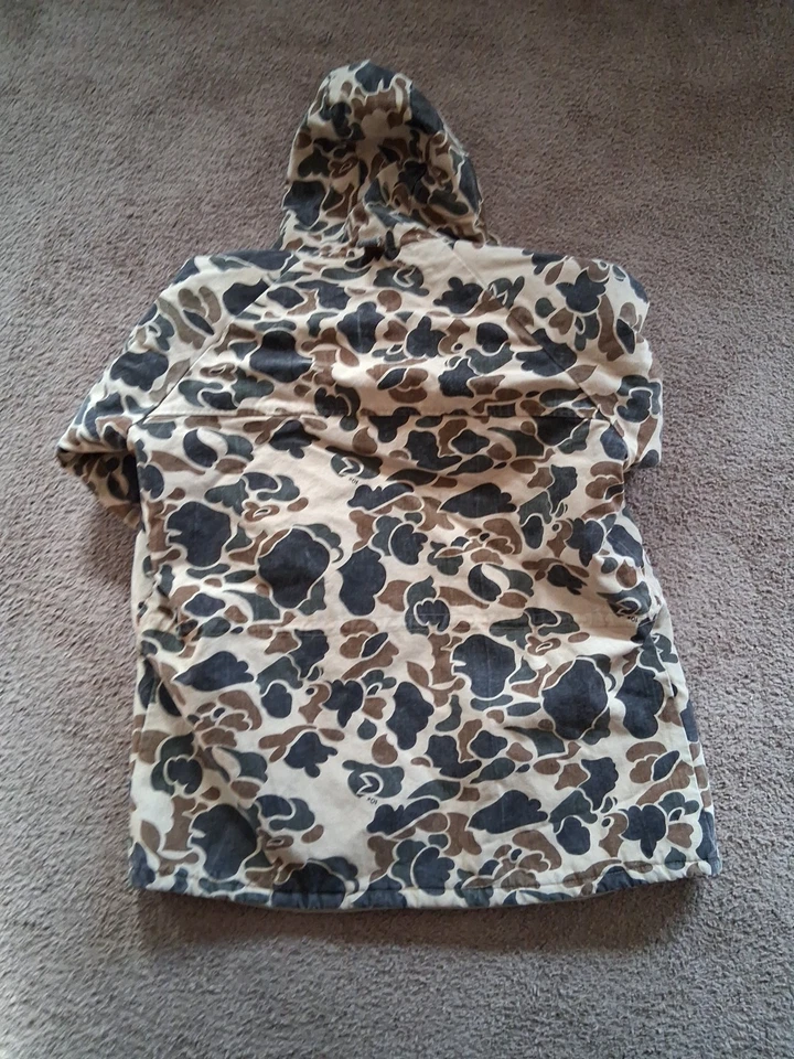 Vintage 80s 10x Duck Camo Hunting Shooting Jacket Waterfowl Men’s L - Image 2 of 3