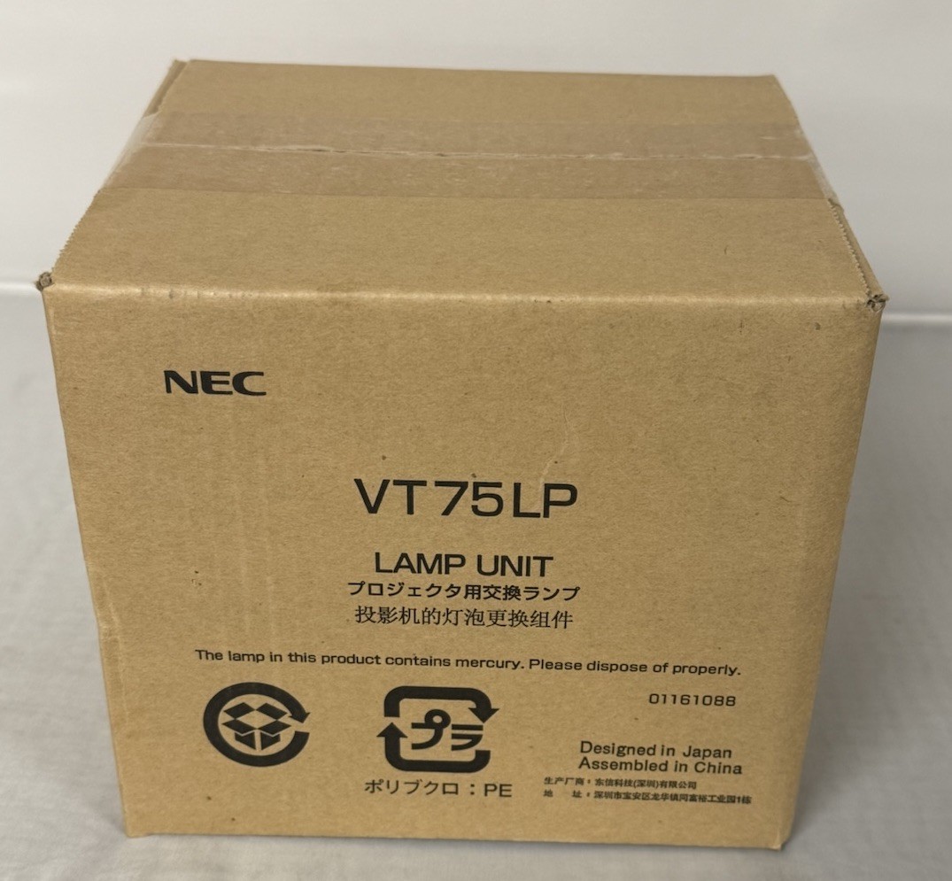 Genuine NEC VT75LP Replacement Projector Lamp Unit - VT75LP