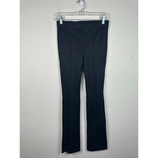 Helmut Lang Black Flared Leggings Front Seam Size Medium EUC