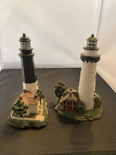 2 Ga. Leuchtturm Figuren (Tybee Island, St Simons Island) 7" - Bild 9 von 15