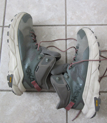 Hoka Trail Code GTX Hiking Boots Men's Sz 12.5 D  Sage EUC
