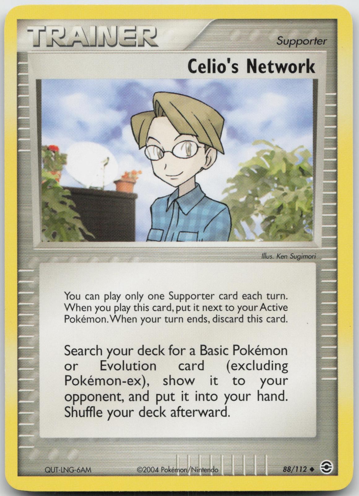 Celio's Network 88/112 Uncommon FireRed & LeafGreen Pokemon Moderately Played