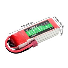 11.1V 3S 2200mAh 65C LiPO Battery T plug for RC Airplane Heli Quad Copter Drone