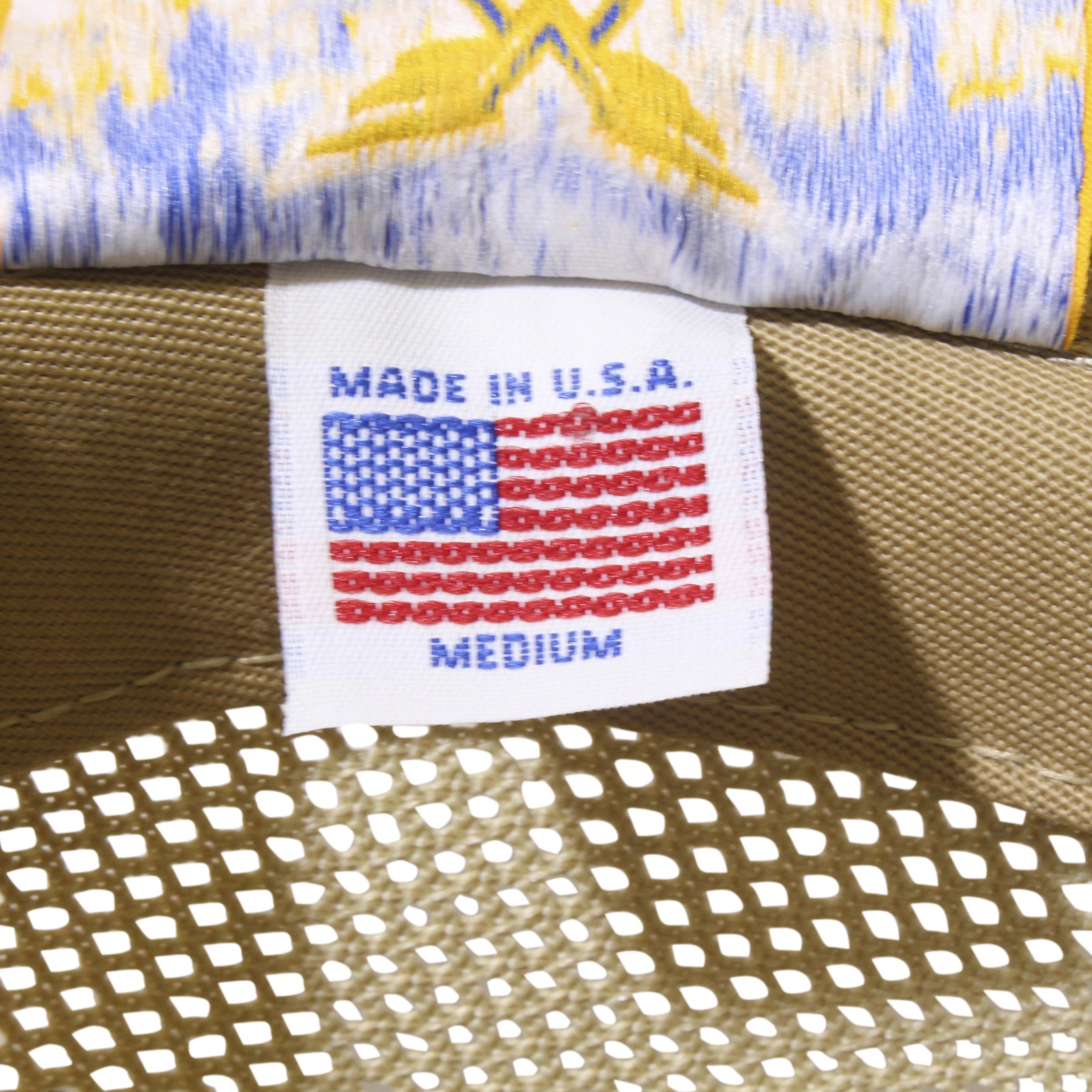 Marine Visual Men's Aussie Breezer Hat Collab. Henschel Mfg. USA Khaki