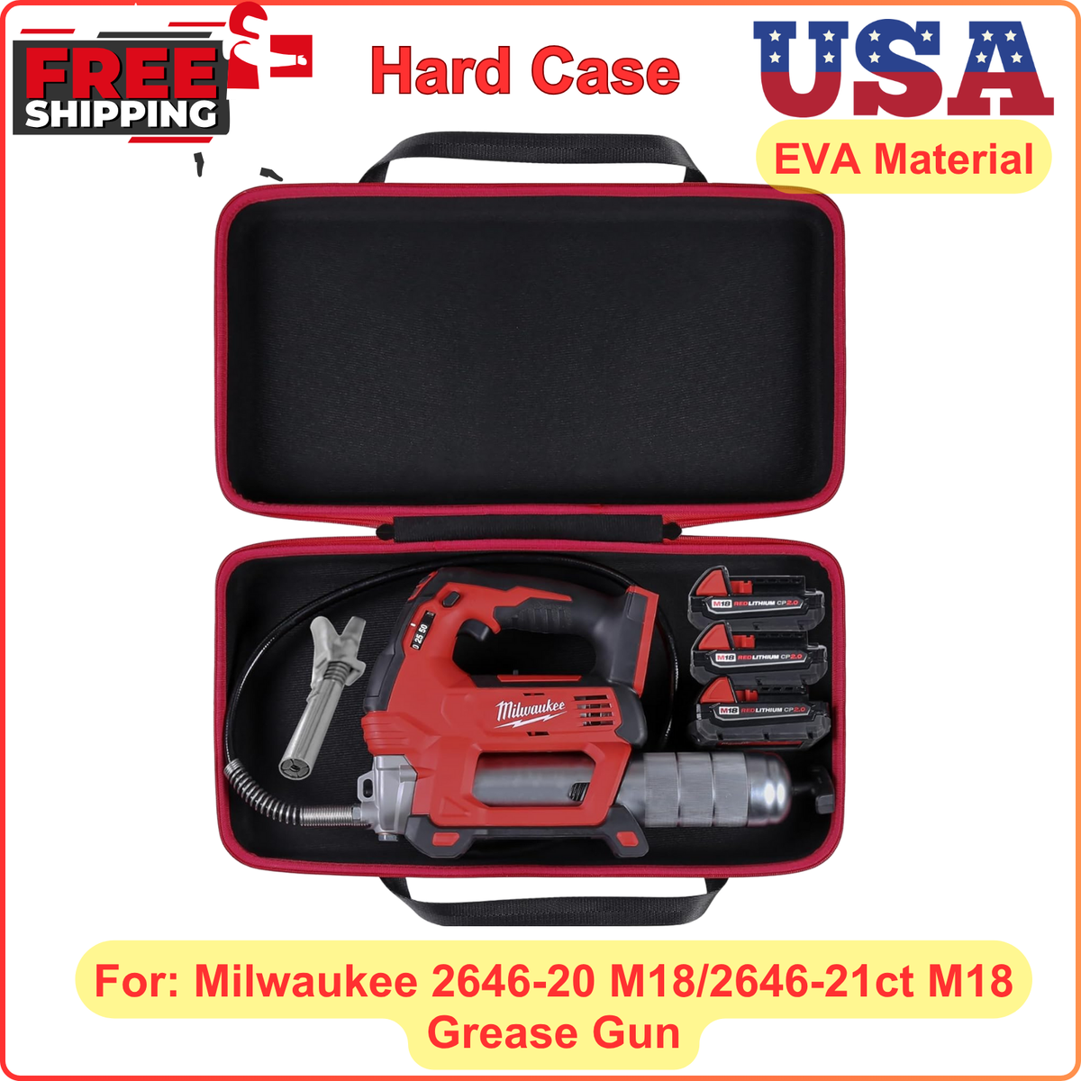 Hard Case For Milwaukee 2646-20 M18/2646-21ct M18-Spd Grease Gun