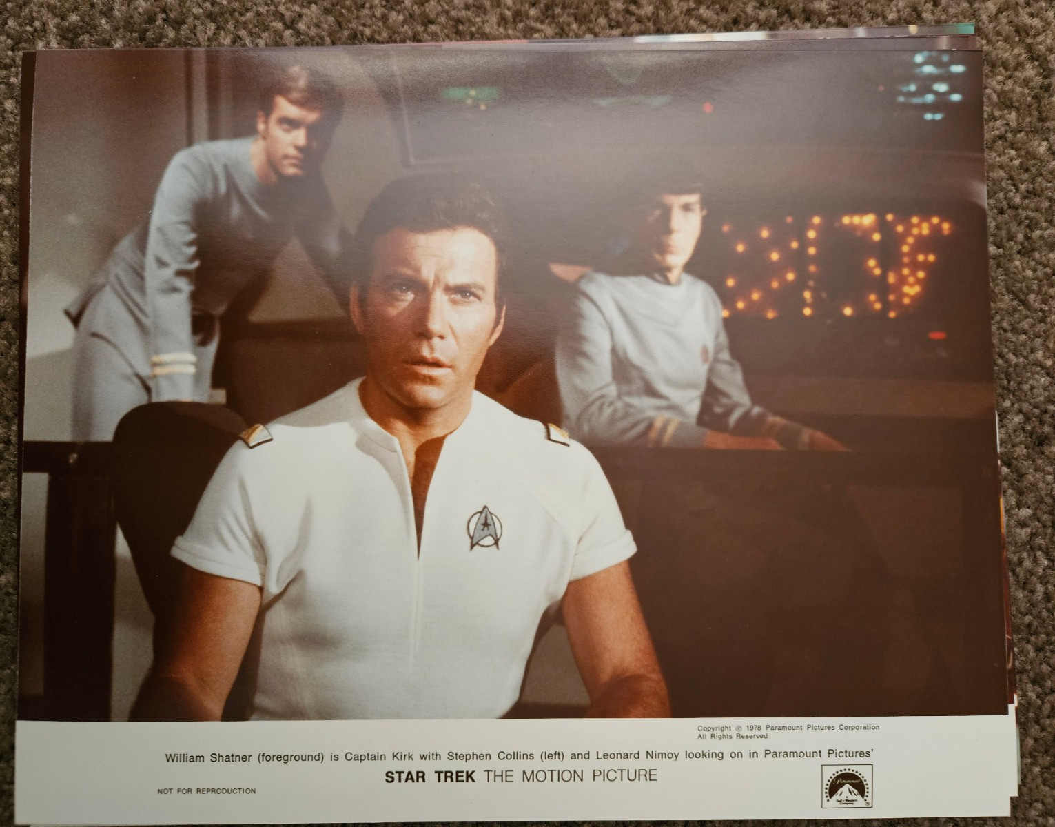 STAR TREK THE MOTION PICTURE COLOR PRESS KIT POTOS SHATNER NIMOY KELLEY COLLINS
