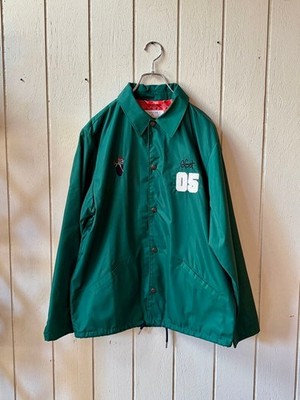 Gorillaz G Foot Coach Jacket Green Nylon Size L Rare Official