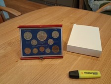 Queen Elizabeth II 1953 Coronation Coin Set In Red Coin Case