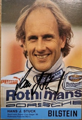Autogrammkarte Hans J. Stuck