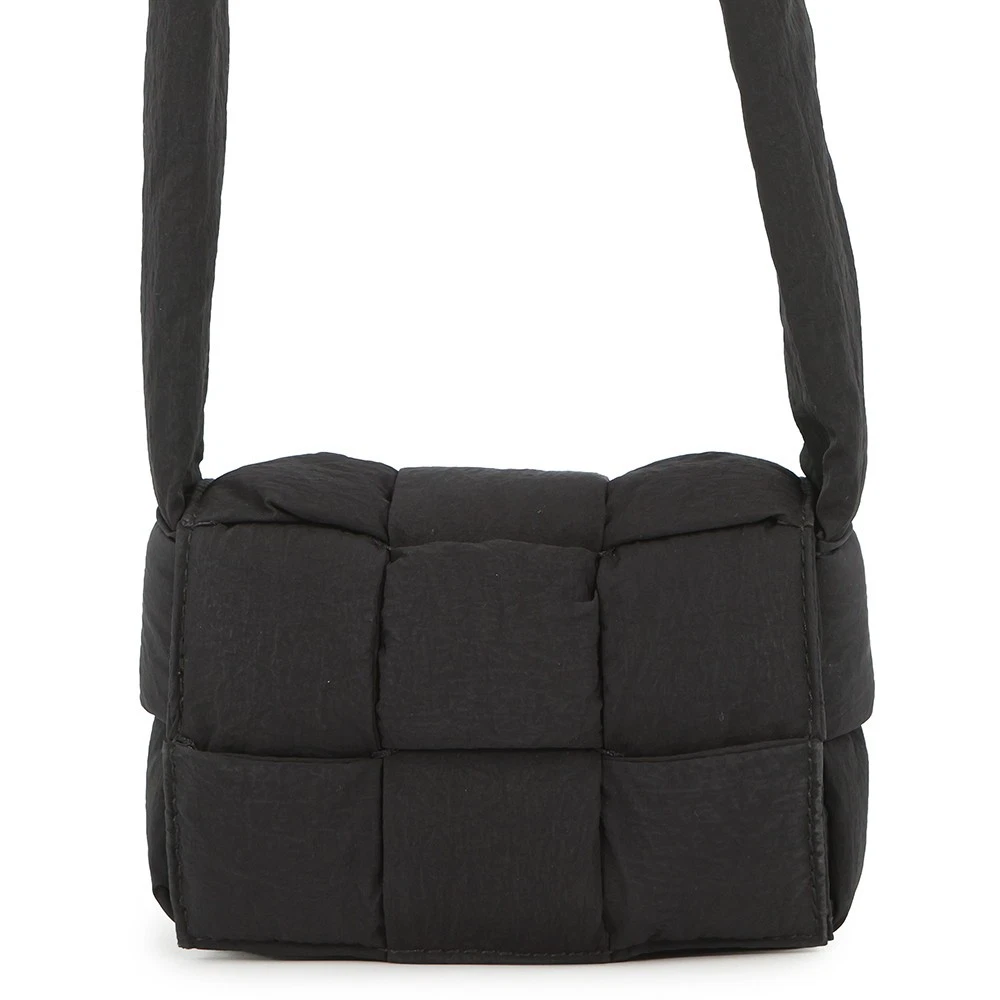 Bottega Veneta — Bottega Veneta Padded Tech Candy Cassette Shoulder Bag Nylon Black 691018VBO...