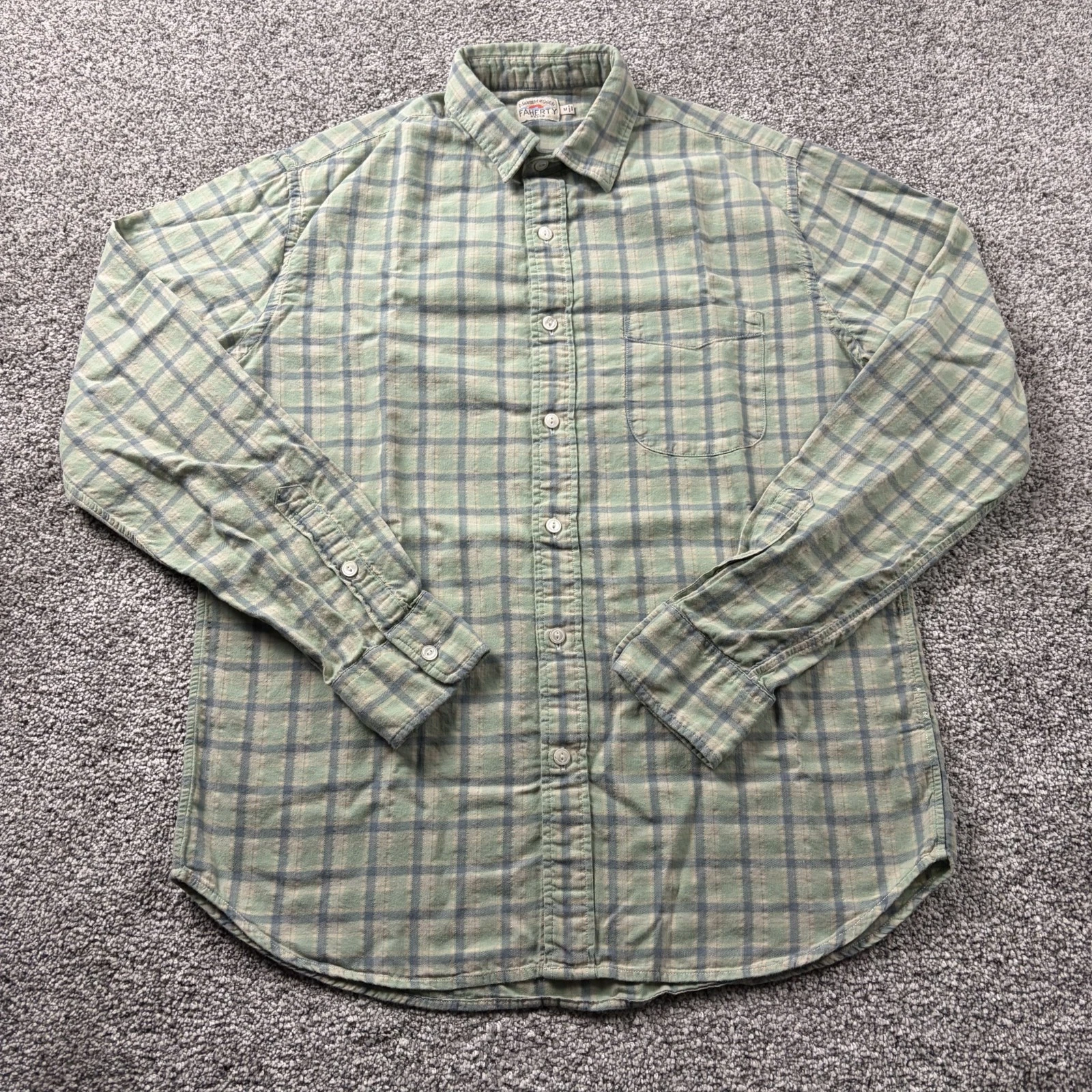 Faherty Shirt Men Medium Green Plaid Button Long Sleeve Flannel Outdoor Hiking
Opens in a new window