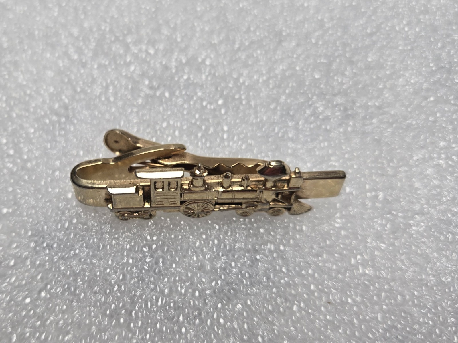 SIGNED TRAIN ENGINE TIE BAR HICKOK - image 1