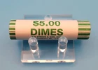 Mystery Roosevelt Dimes Uncirculated Bank Roll