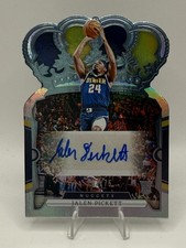 2023-24 Crown Royale - Jalen Pickett Rookie Autograph Blue /75 #RC-PKT Nuggets