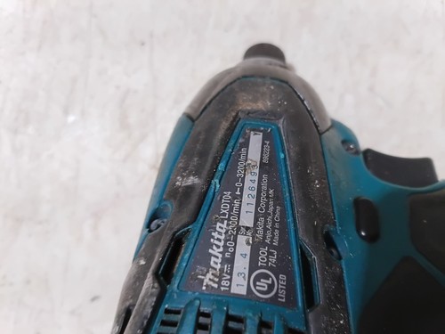 Makita LXDT04 18V Cordless Impact Driver Blue Black Battery Powered - Picture 3 of 5