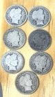 [Lot of 5] Barber Dimes - 90% Silver - CHOOSE HOW MANY LOTS OF 5 COINS!