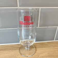 Mahou Madrid Pint Kelch Glas Hausbar Männerhöhle größer Bier Madrid 1890 