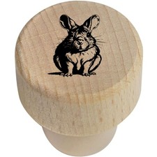 Flaschenverschluss / Korken aus Holz 19 mm "Common Degu" (BS00030169)