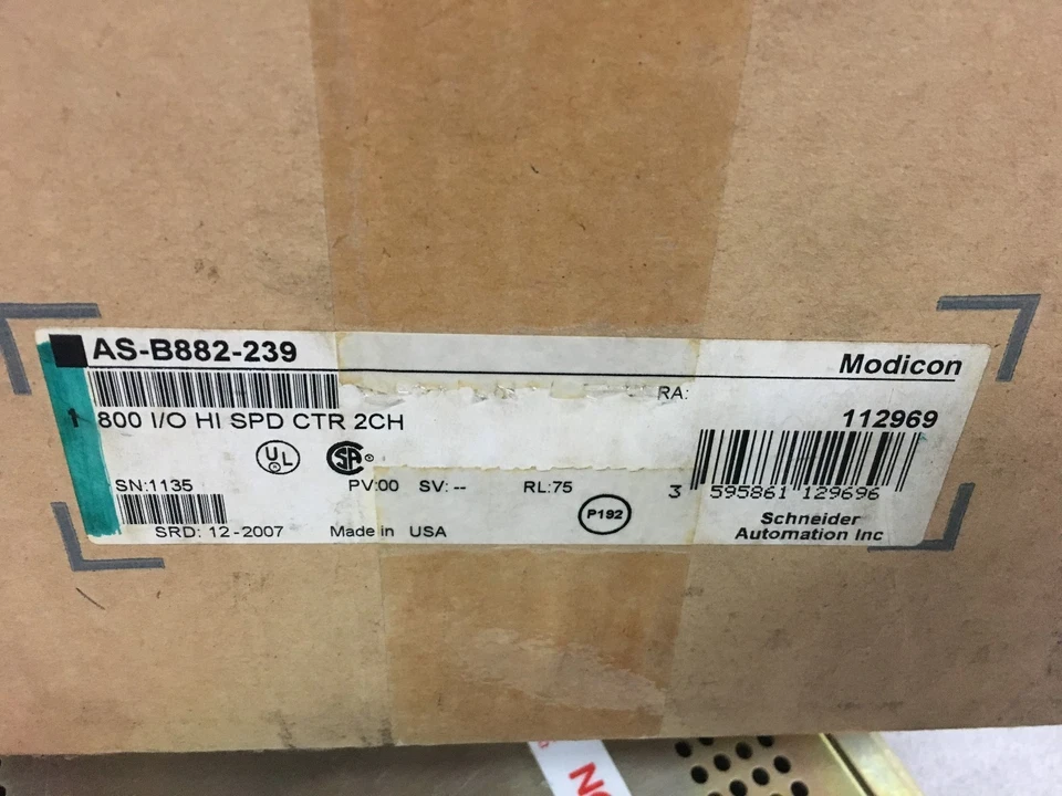 NEW IN BOX MODICON AEG HIGH SPEED COUNTER MODULE SCHNEIDER AS-B882-239 - Изображение 2 из 4