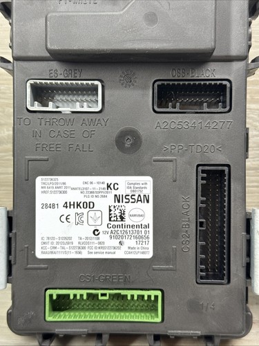 ✅ 2016-2019 INFINITI Q50 RED SPORT ECU BCM COMPUTER CONTROL MODULES KIT W/ KEY ✅ - Picture 4 of 14