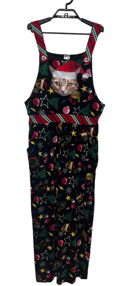 NOBO No Boundaries Women s Black Sleeveless Ugly Christmas