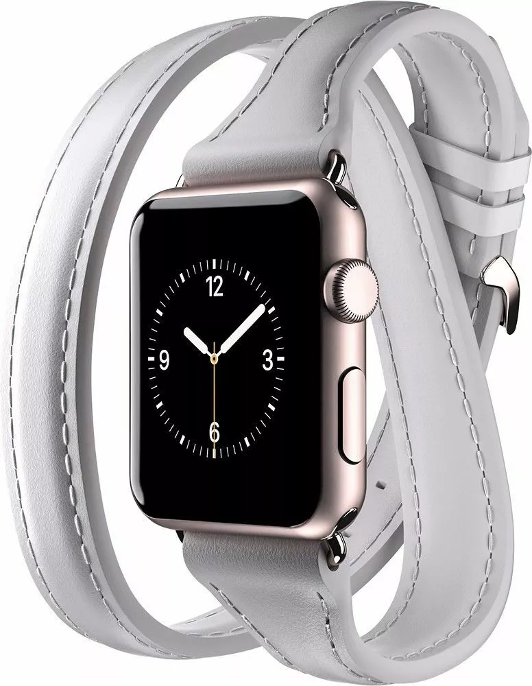 Griffin Apple Watch 38mm Uptown Double Wrap Genuine Leather Band