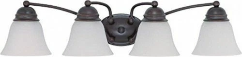 Nuvo 60-3168 - Vanity Light Fixture in Mahogany Bronze with Frosted White Glass - Picture 1 of 1